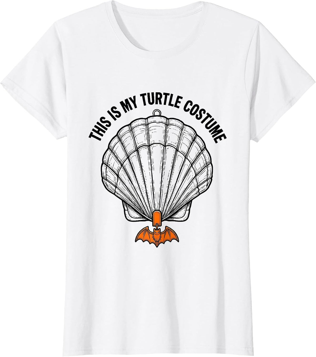 Women's This Is My Turtle Costume Funny Halloween Turtle Lover Gift T-Shirt - White