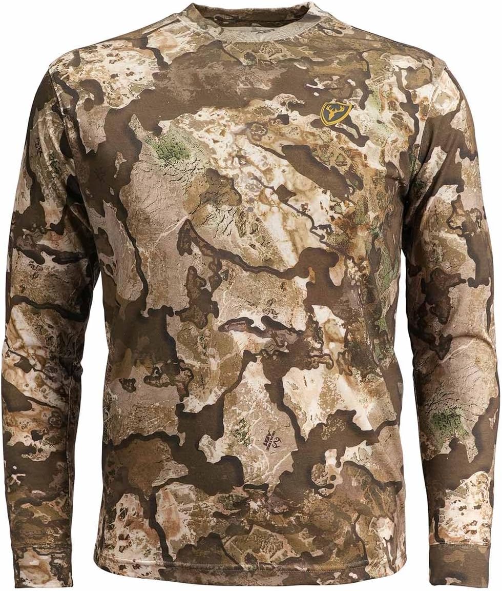 SCENTBLOCKER Fused Cotton Lightweight Long Sleeve Camo Hunting Shirt - Rt Ab-1