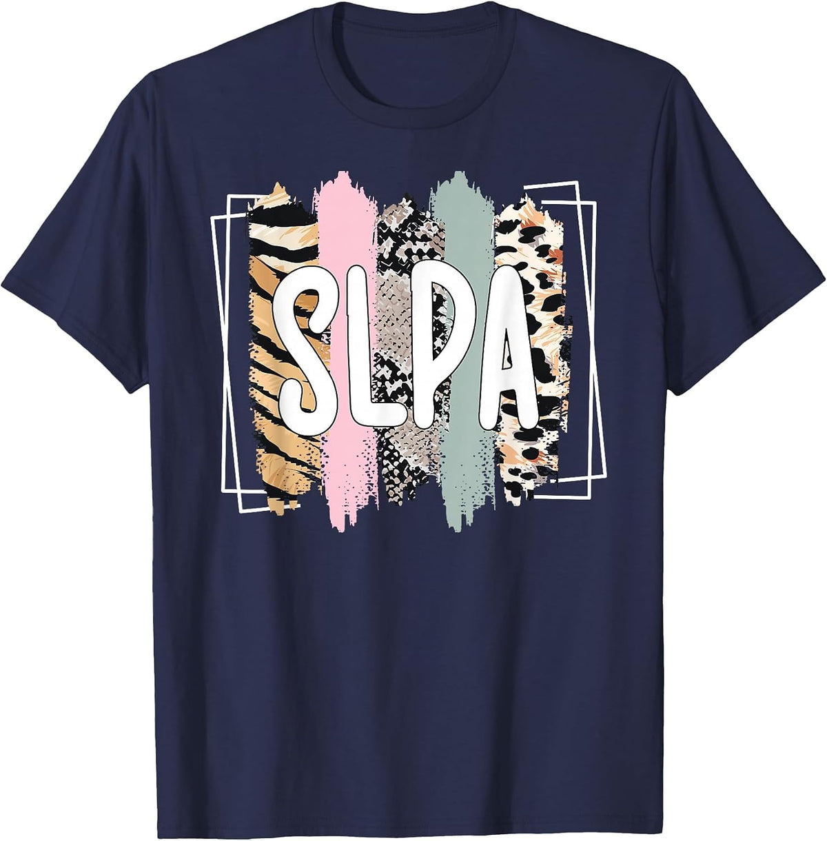 Best SLPA Speech-Language Pathology Assistant T-Shirt - Navy Blue