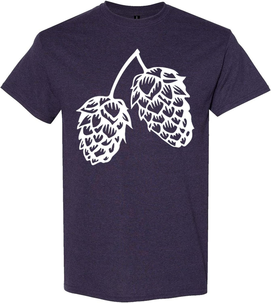 Craft Beer T-Shirt Hops Graphic Tee IPA Lover Brewery Homebrewing Funny Novelty Gift for Men Women - Blackberry