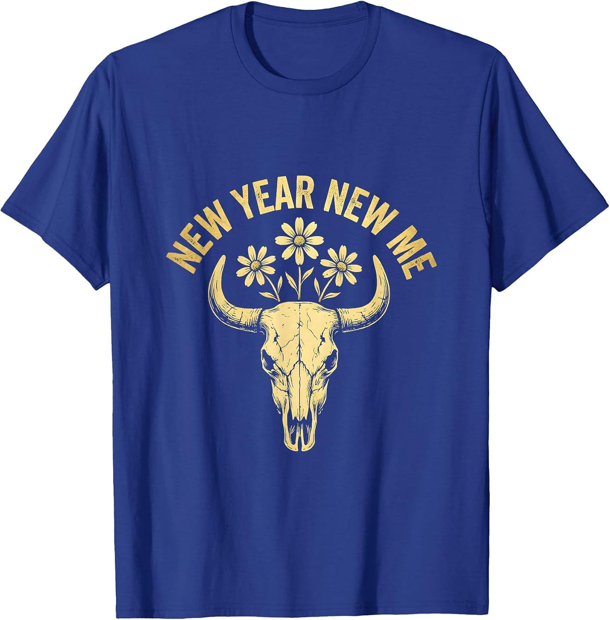 It's My Birthday New Year New Me Design T-Shirt - Royal Blue