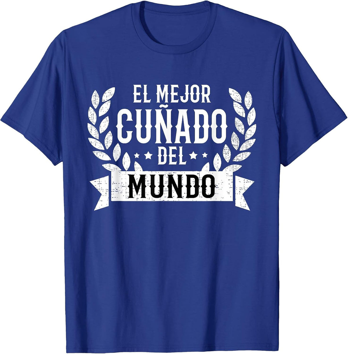 El Mejor Cunado Del Mundo Spanish Brother in Law T-Shirt - Royal Blue