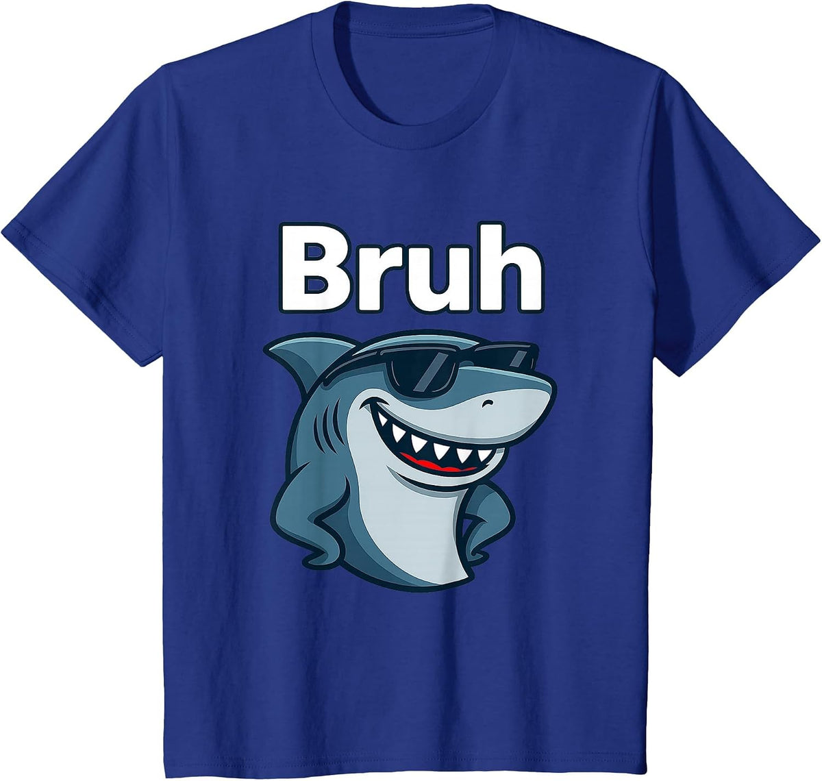 Bruh - Wildlife Sea Lover Marine Biology Shark Lover T-Shirt - Royal Blue