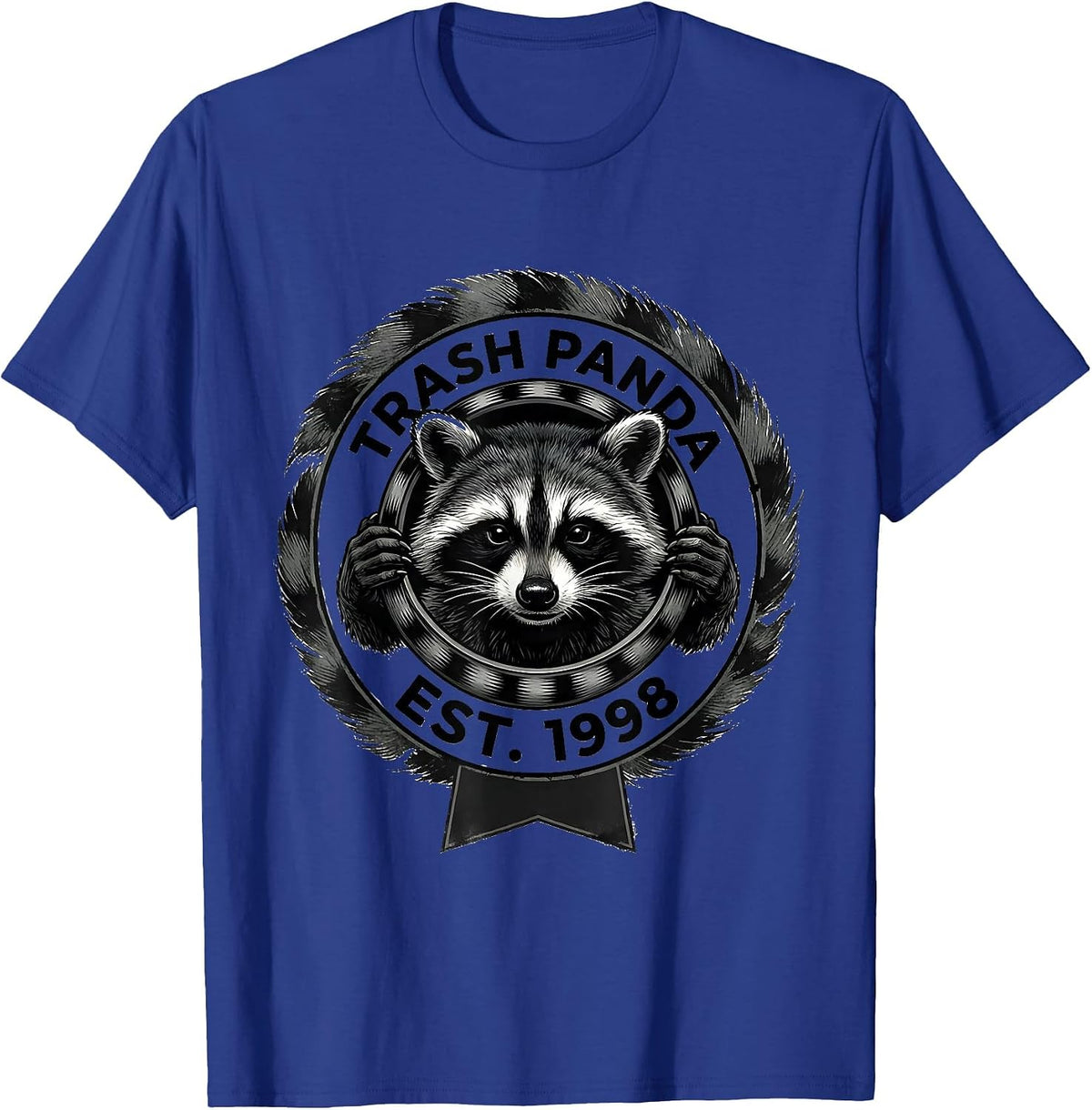 Trash Panda Est. 1998 Funny Raccoon Birthday Gift T-Shirt - Royal Blue