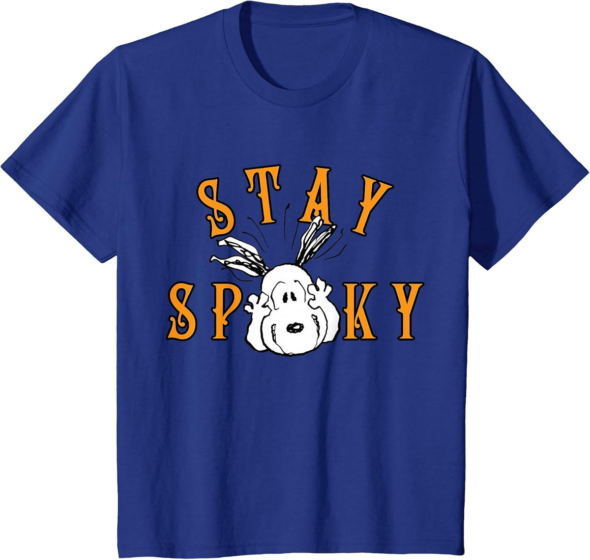 Peanuts Halloween Snoopy Stay Spooky T-Shirt - Royal Blue