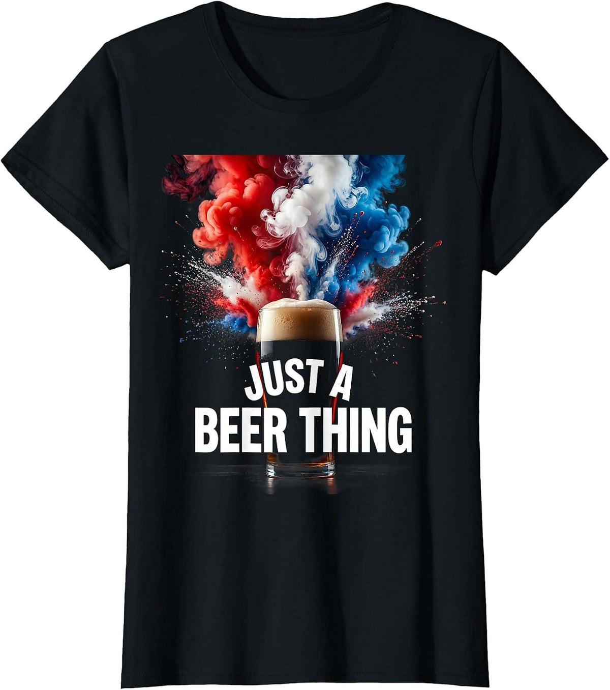 Just a Beer Thing Craft Beer Lover Design T-Shirt - Black