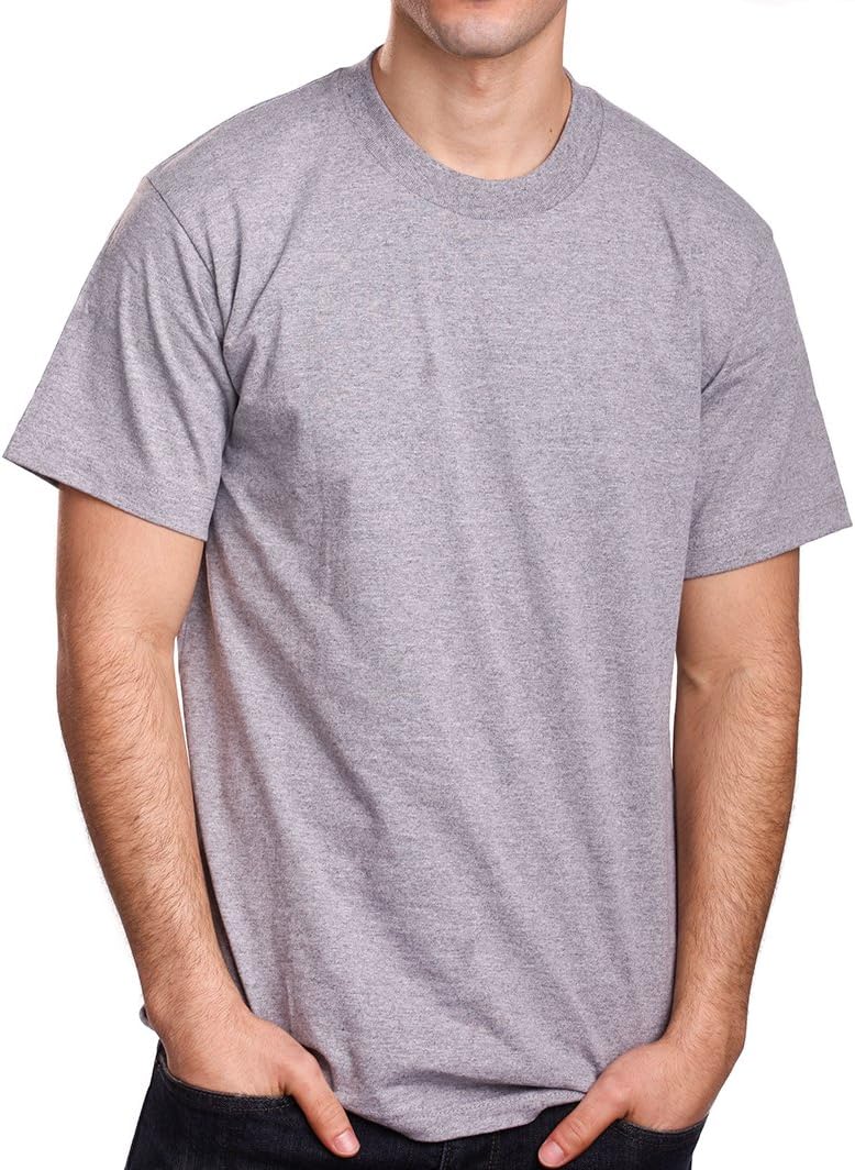PRO 5 Athletics Mens Short Sleeve T-Shirt - Heather Grey
