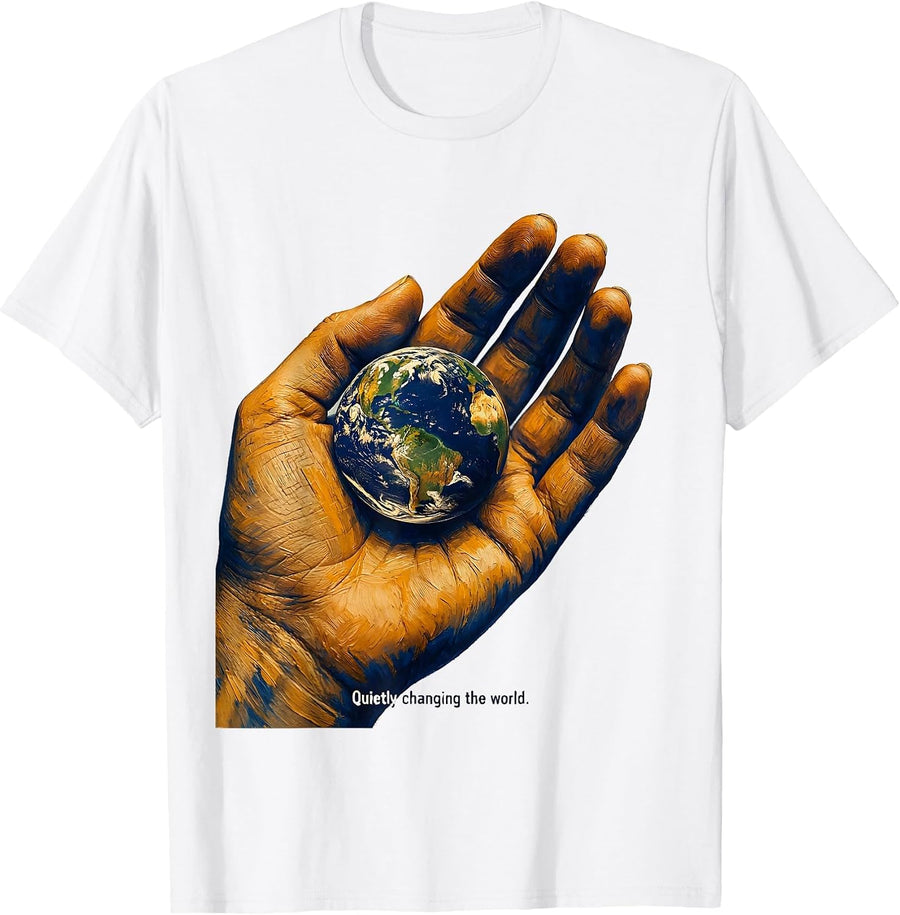 Quietly Changing the World Paraprofessional T-Shirt - White