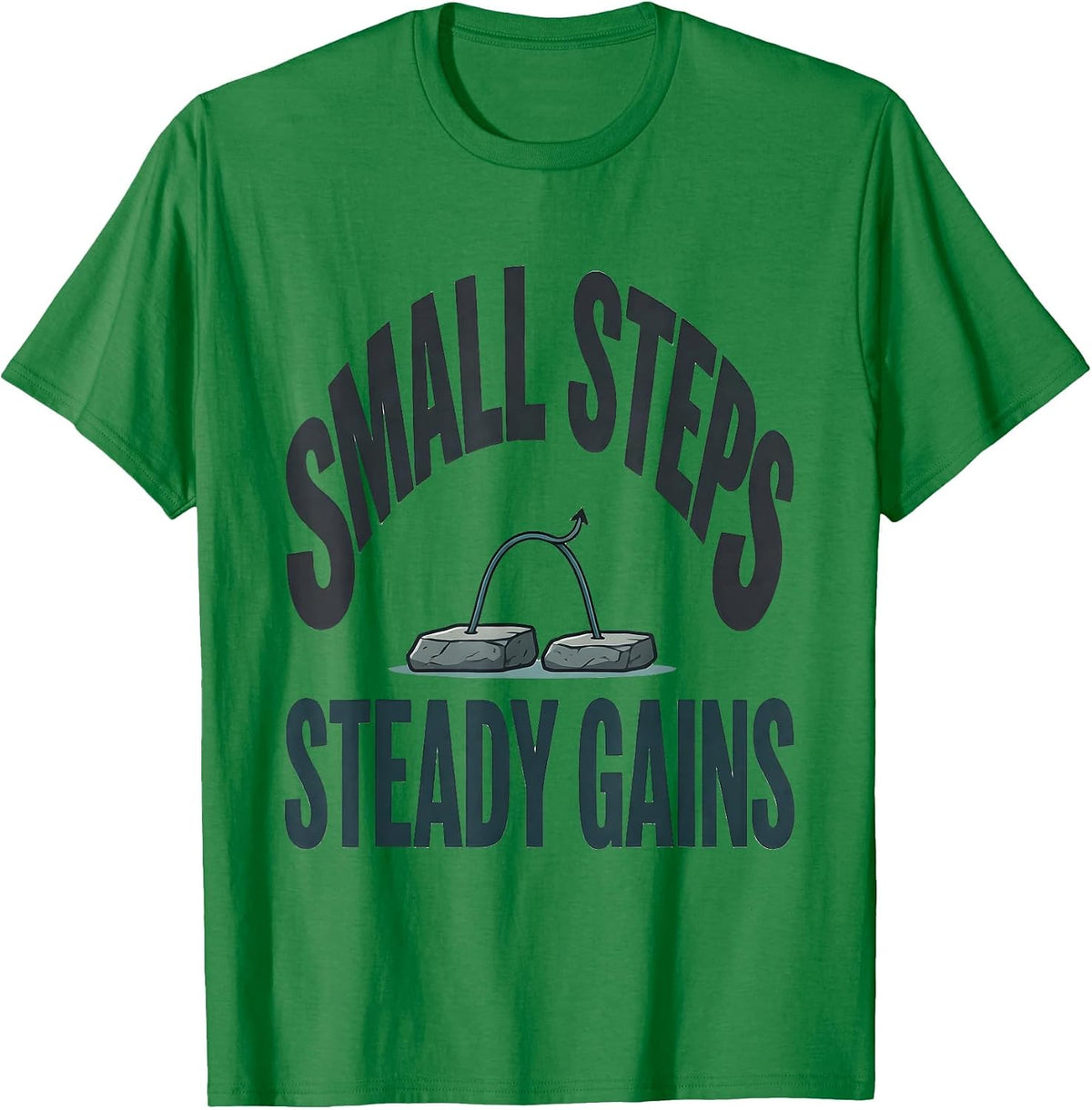 Men's Small Steps Steady Gains Occupational Therapy Physical T-Shirt - Kelly Green
