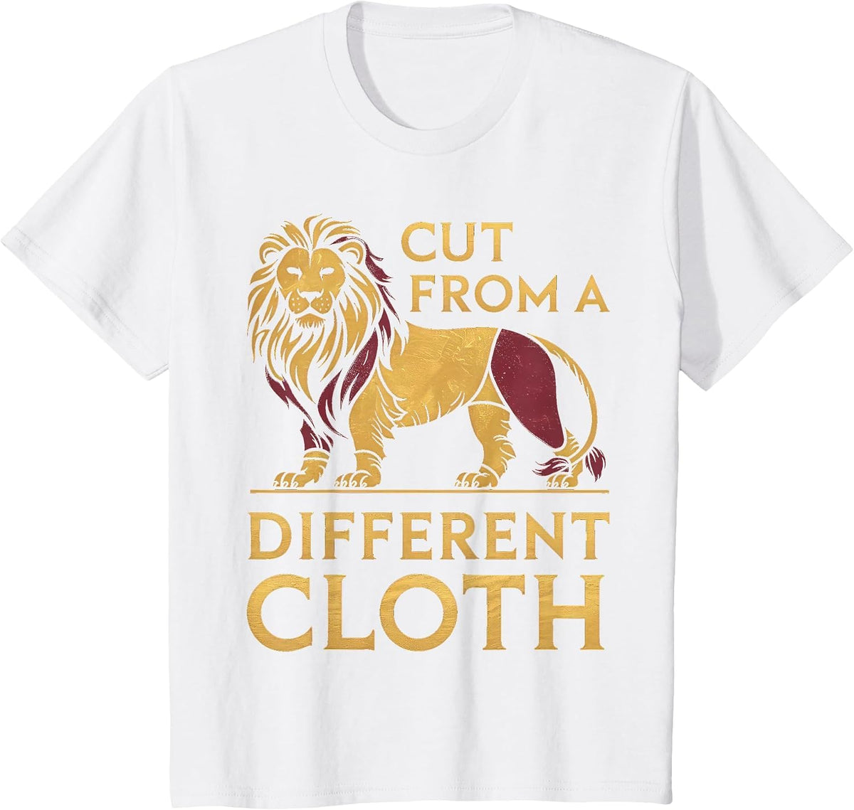 Cut from A Different Cloth T-Shirt Men Women Hiphop Rap T-Shirt - White