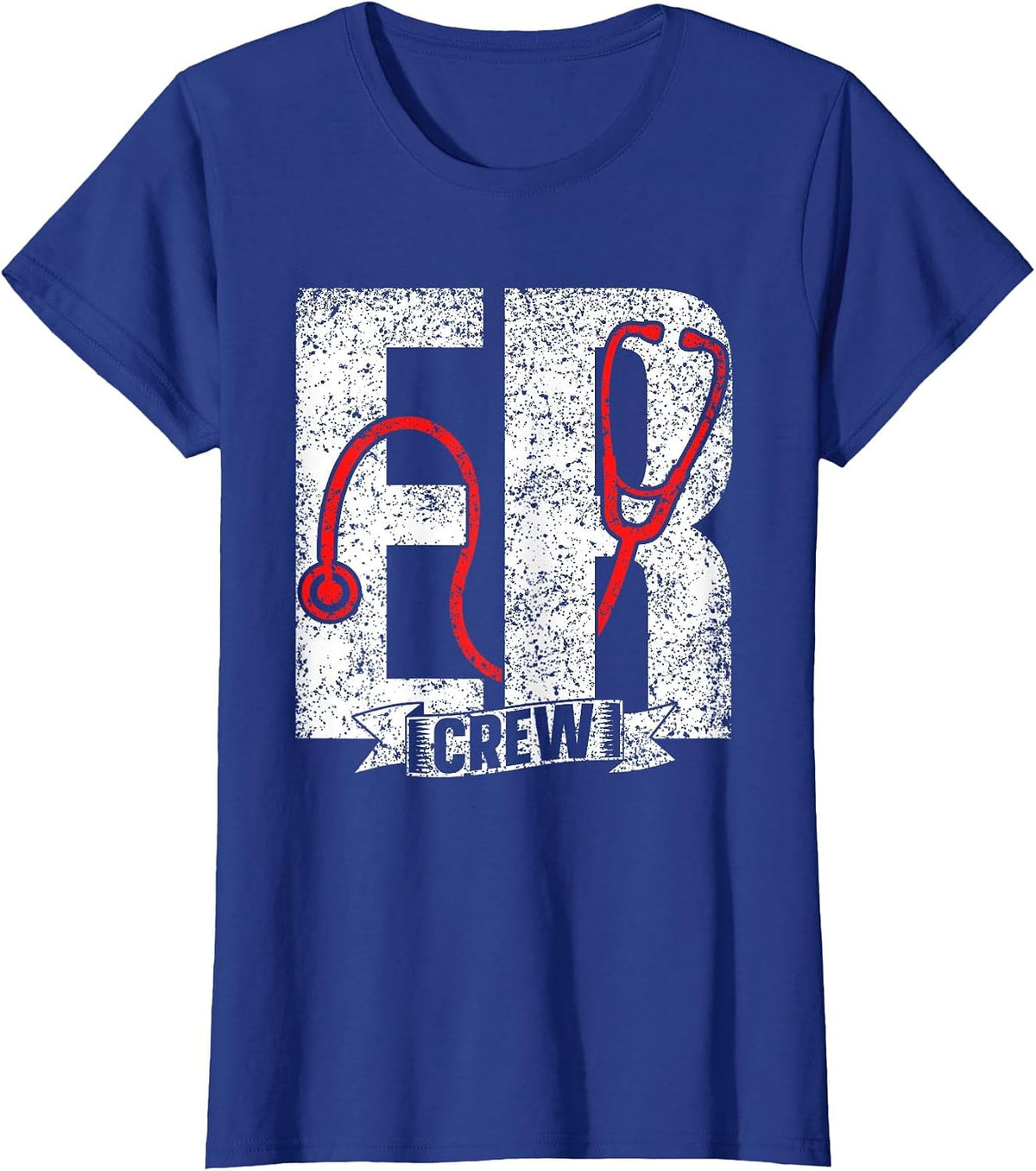 Emergency Department Crew Nursing Nurse T-Shirt - Royal Blue