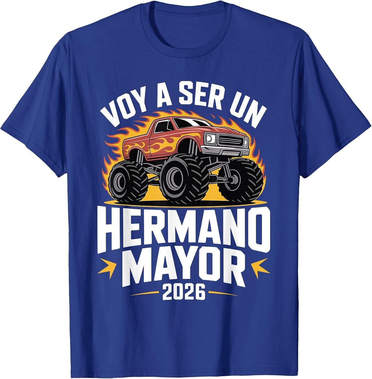 Promoted to Big Brother 2026 Spanish Hermano Mayor 2026 T-Shirt - Royal Blue