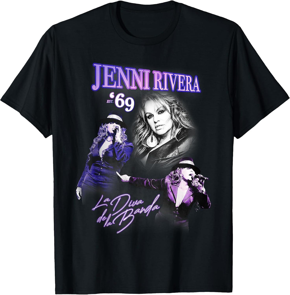 Official Jenni Rivera Nokia 2009 T-Shirt - Black
