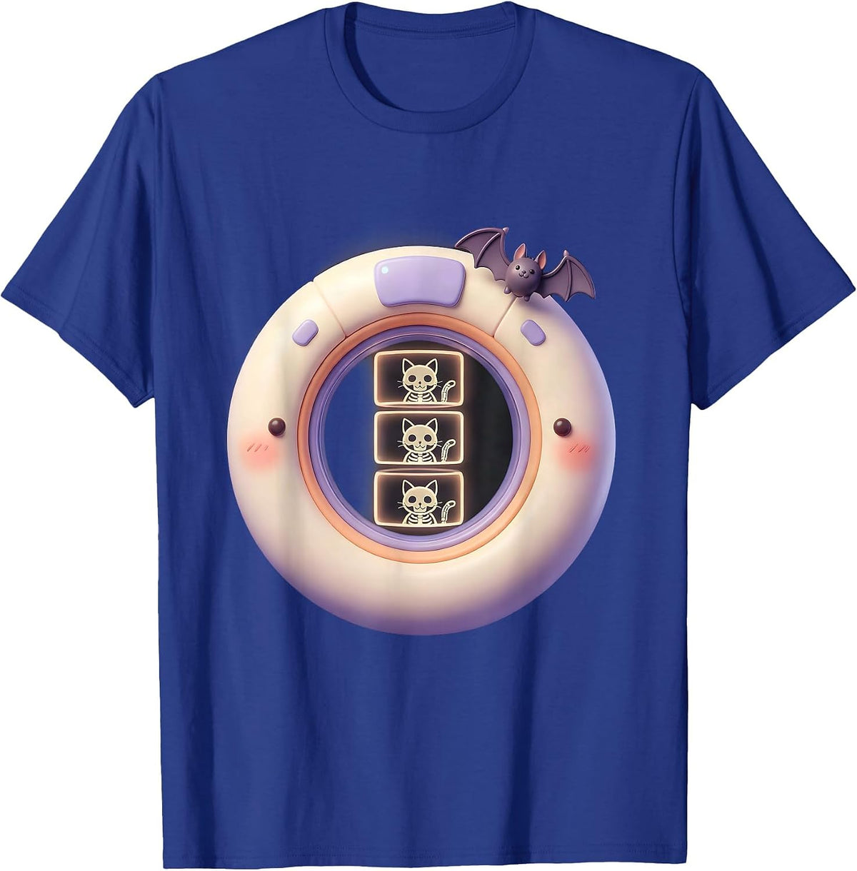 Cute CT Scan Gantry Halloween Radiology Tech Humor T-Shirt - Royal Blue