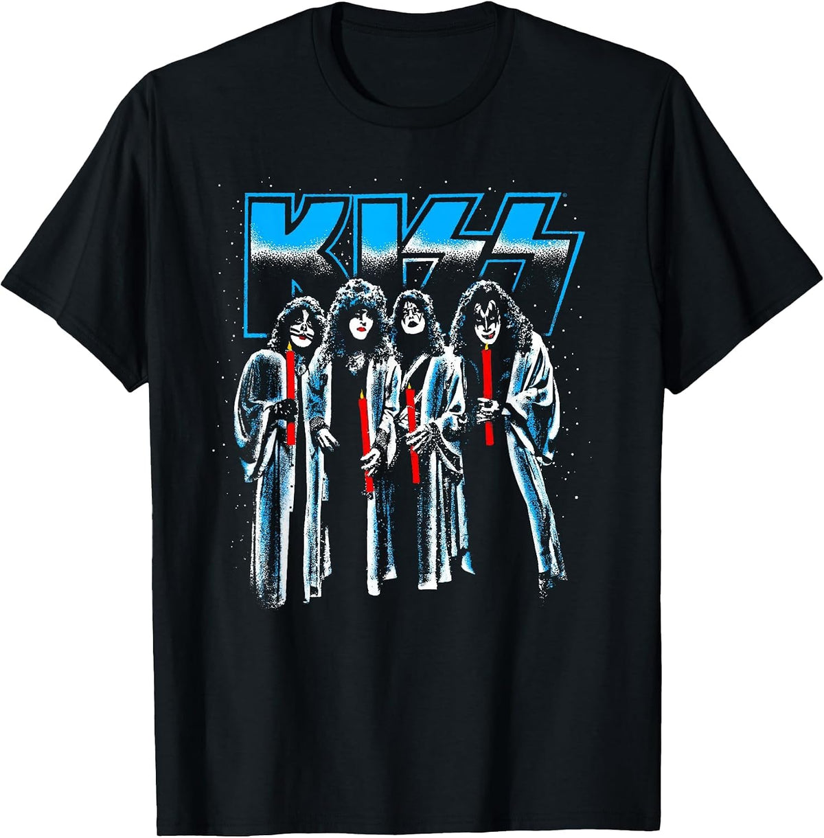KISS - Not So Silent Night T-Shirt, Men, Black, Small - As Pictured