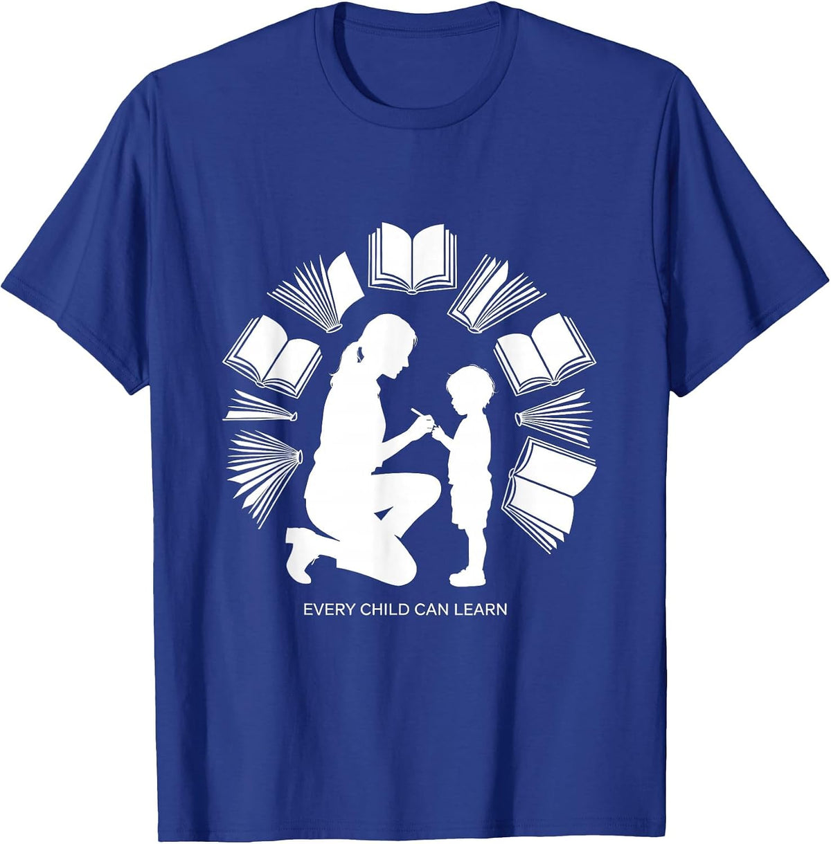 Every Child Can Learn Special Education Teacher T-Shirt - Royal Blue