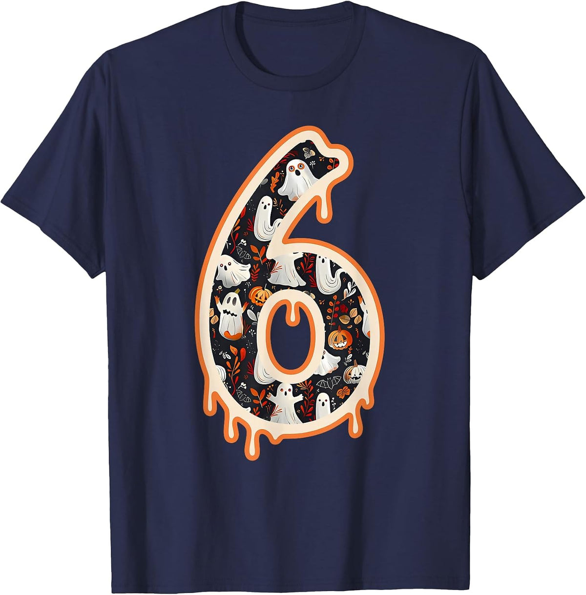 Six Seven Meme 6 7 Halloween Costume Couple Men Women T-Shirt - Navy Blue