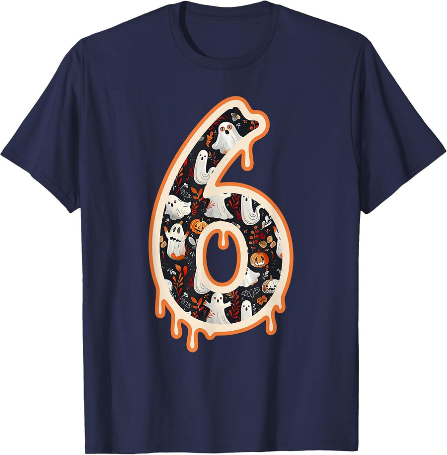 Six Seven Meme 6 7 Halloween Costume Couple Men Women T-Shirt - Navy Blue