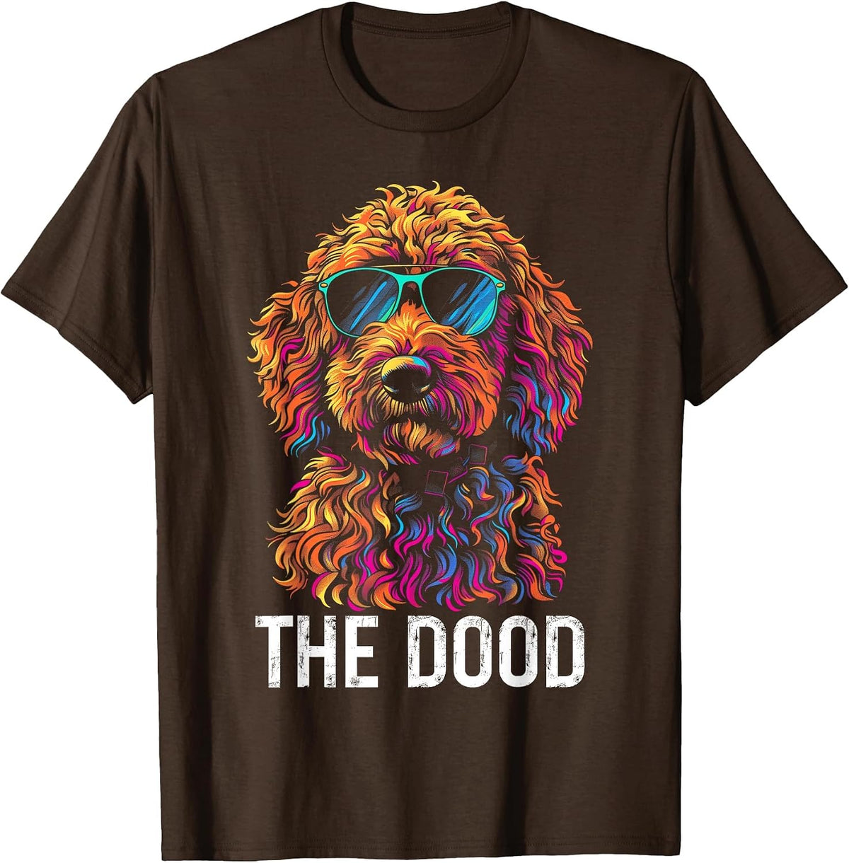 Goldendoodle Doodle Dad Dood Labradoodle Funny Dog T-Shirt - Brown
