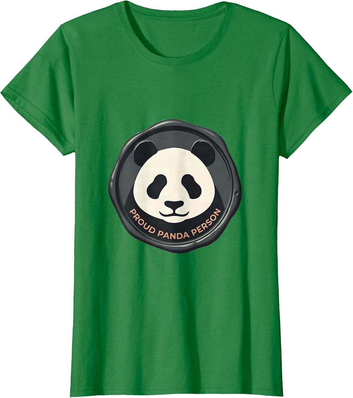 Women's Proud Panda Person Funny Panda Bear Animal Lover Gift T-Shirt - Kelly Green