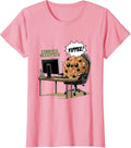 Cookies Accepted Nerd Shirt Funny Computer Internet Coder T-Shirt, Women, Pink, 3X-Large - As Pictured