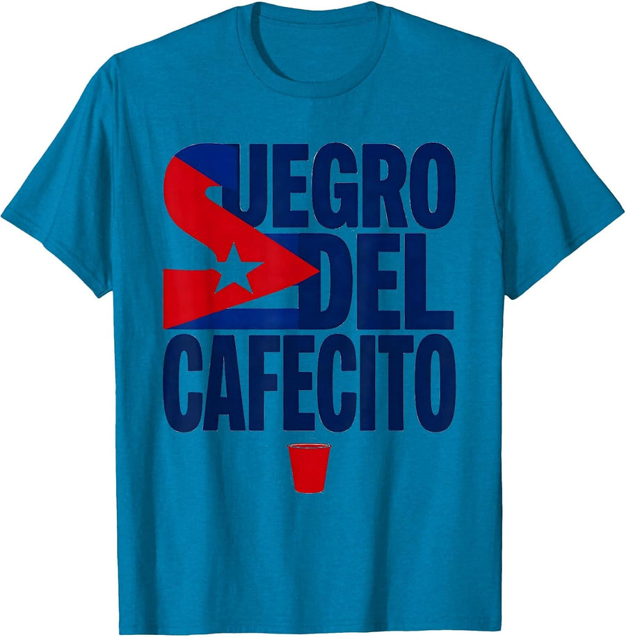 Suegro Del Cafecito Funny Cuban Family Heritage Gift T-Shirt - Sapphire Blue