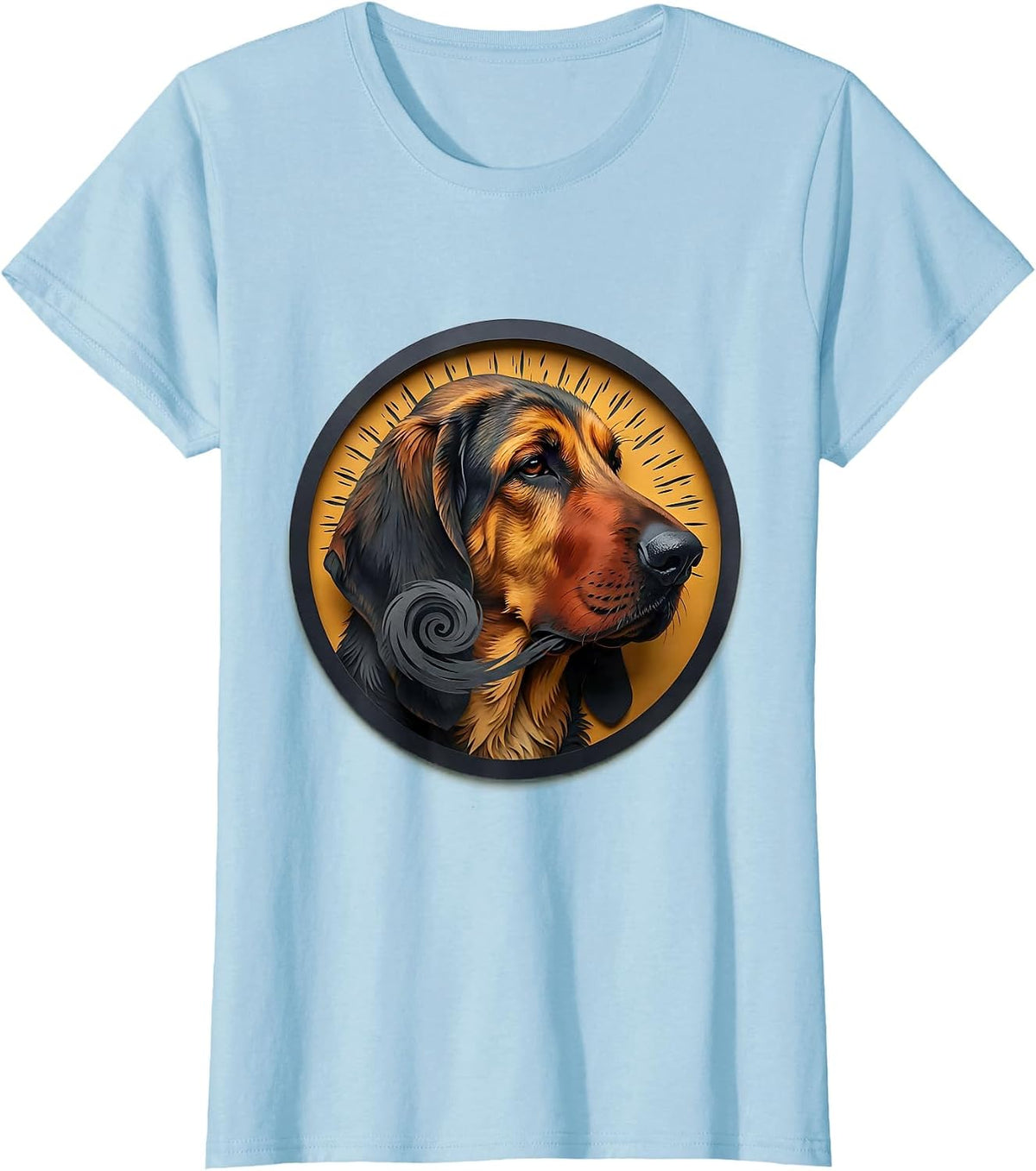Bloodhound Dog Lover Funny Pet Owner Humor T-Shirt - Baby Blue