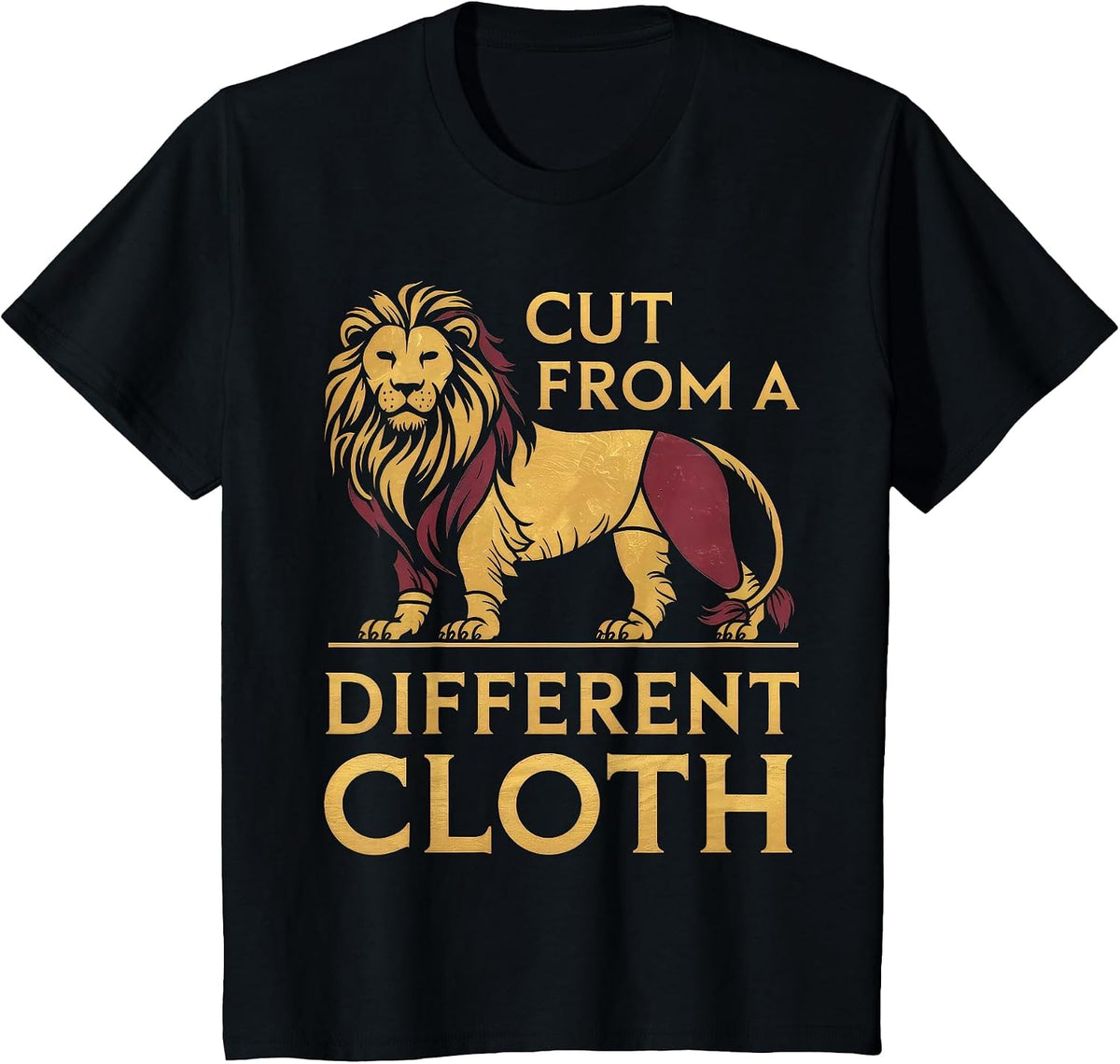 Cut from A Different Cloth T-Shirt Men Women Hiphop Rap T-Shirt - Black