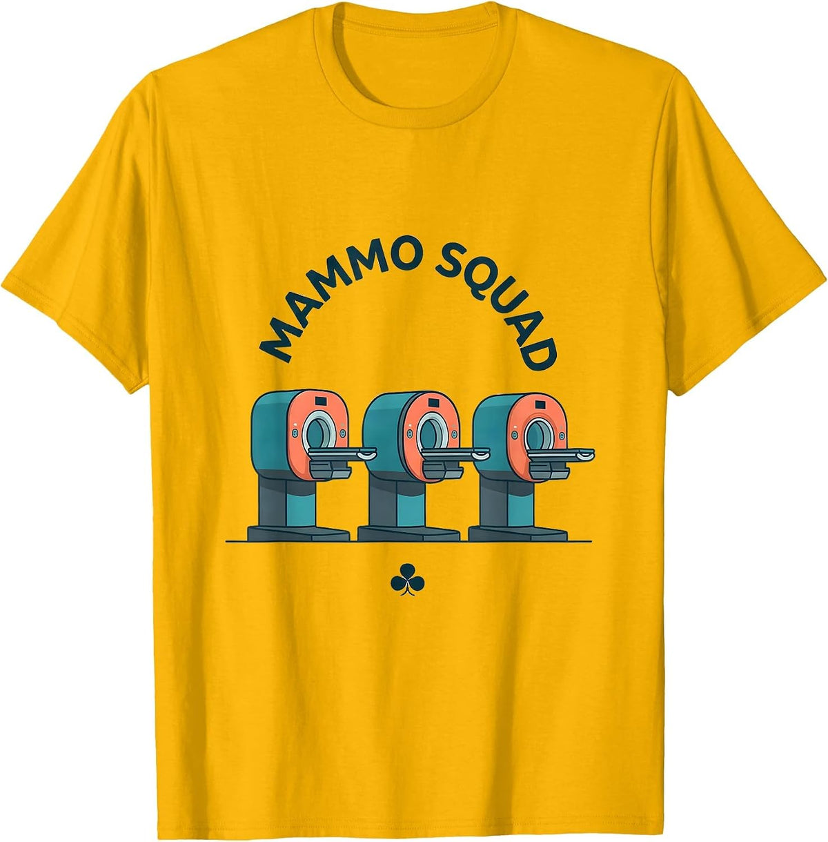 Mammo Squad Radiology Tech Cute Rad Tech Occupation Pride T-Shirt - Golden Yellow
