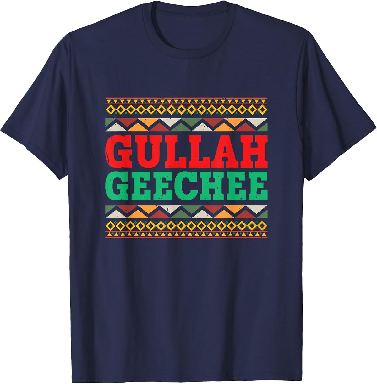 Gullah Geechee | Black History T-Shirt - Navy Blue