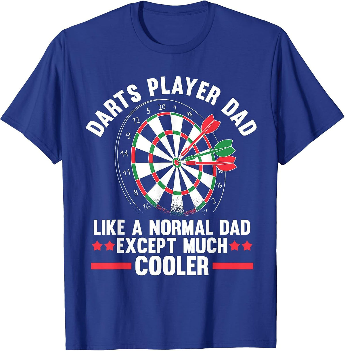 Darts Dad T-Shirt - Royal Blue