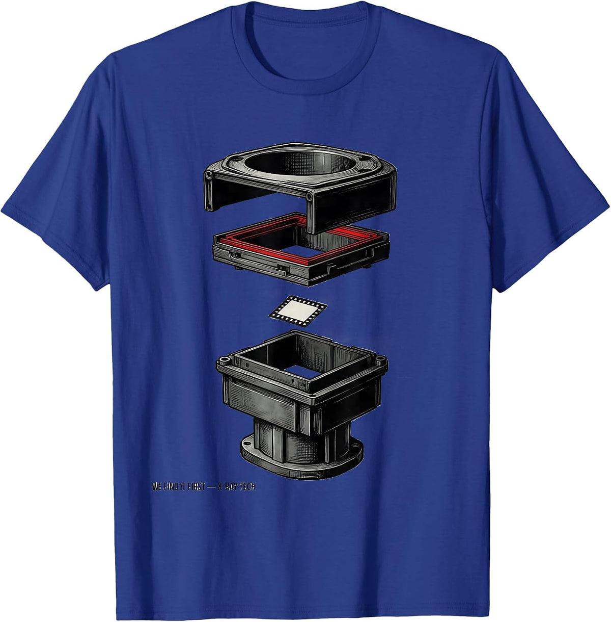 Men's We Find It First — X-Ray Tech Radiology Rad Tech CT MRI Tech T-Shirt - Royal Blue