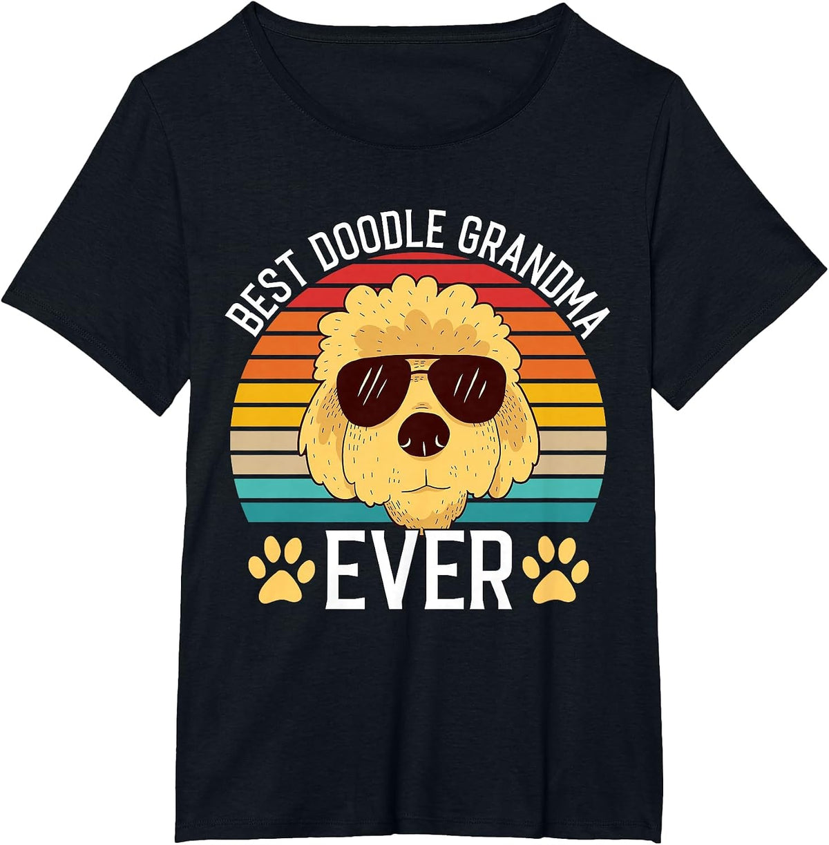 Goldendoodle - Best Doodle Grandma Ever T-Shirt - Black