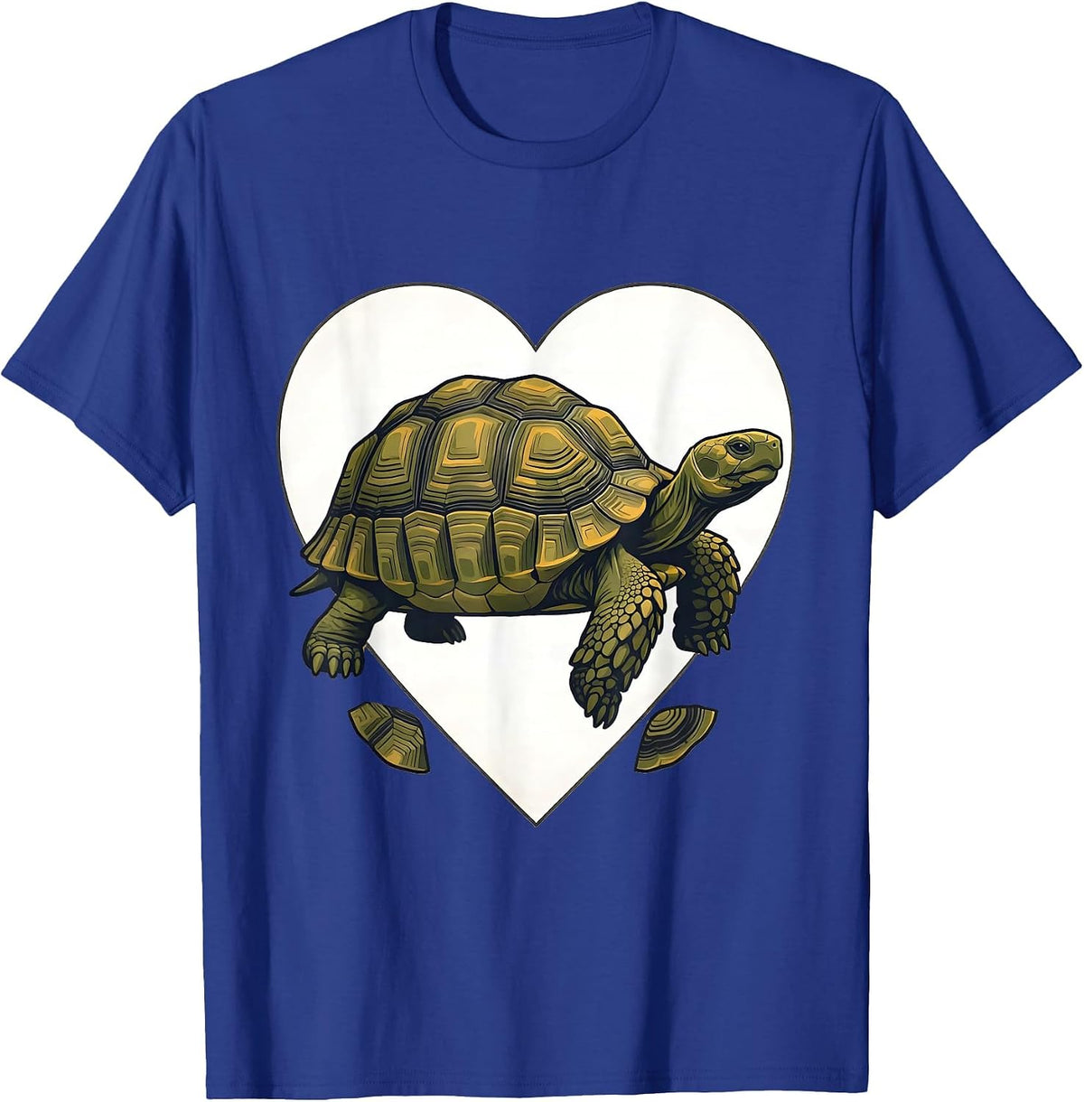 Profile Tortoise Midcentury Modern Animal Lover Gift T-Shirt - Royal Blue