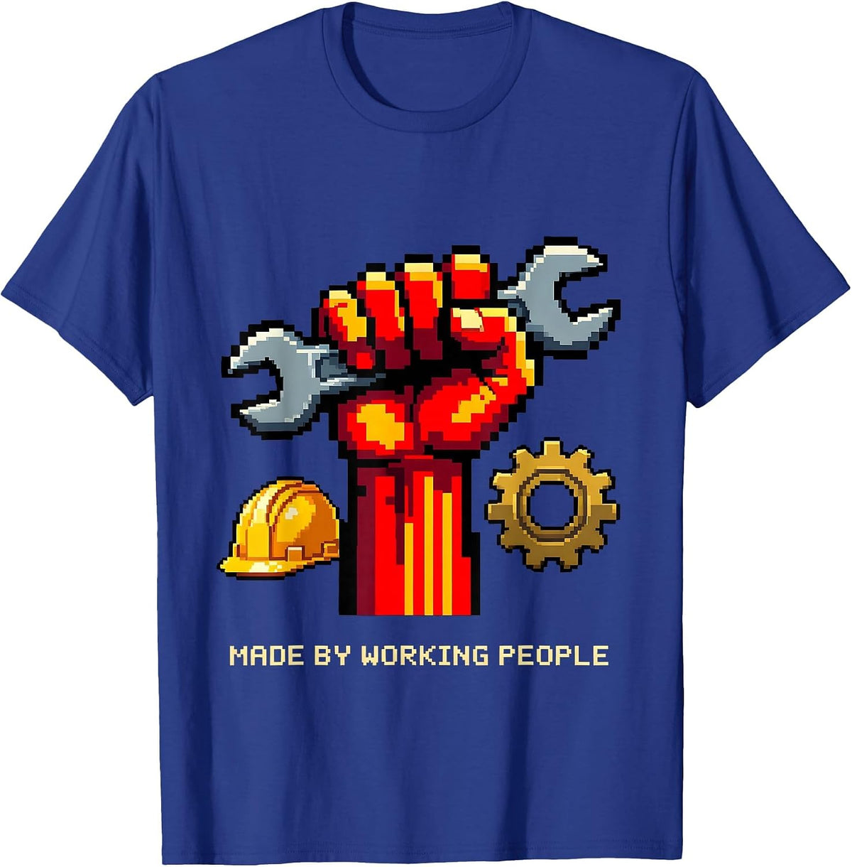 Made by Working People Labor Day Graphic T-Shirt - Royal Blue
