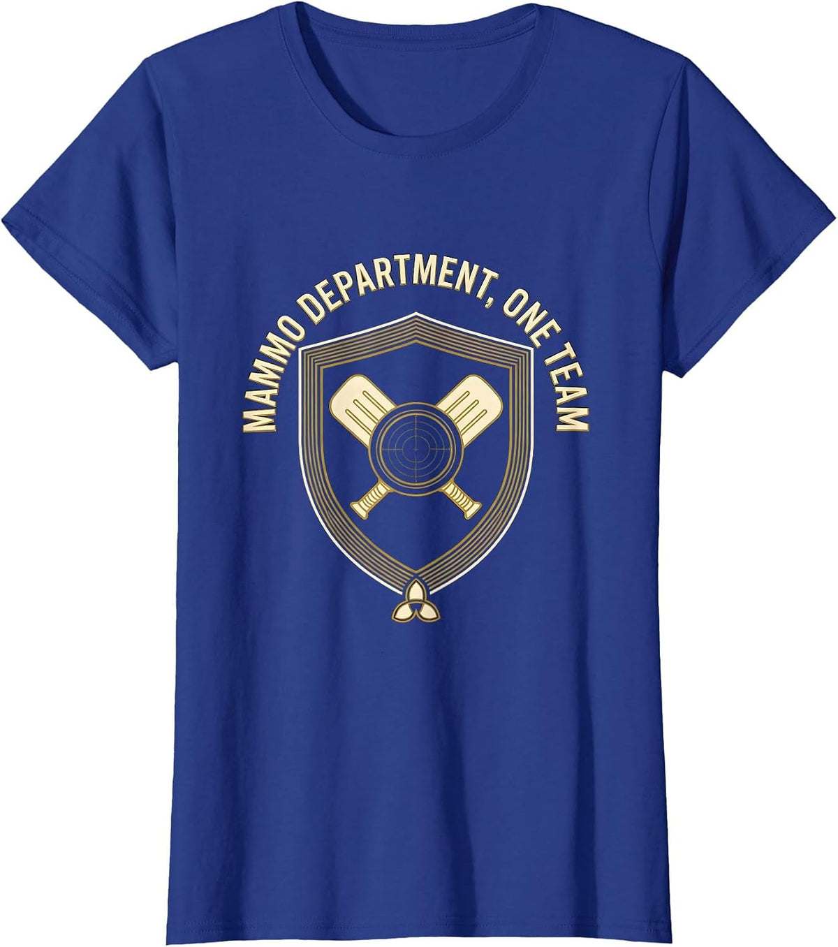 Women's Mammo Department One Team Radiology Tech Rad Tech X-Ray T-Shirt - Royal Blue