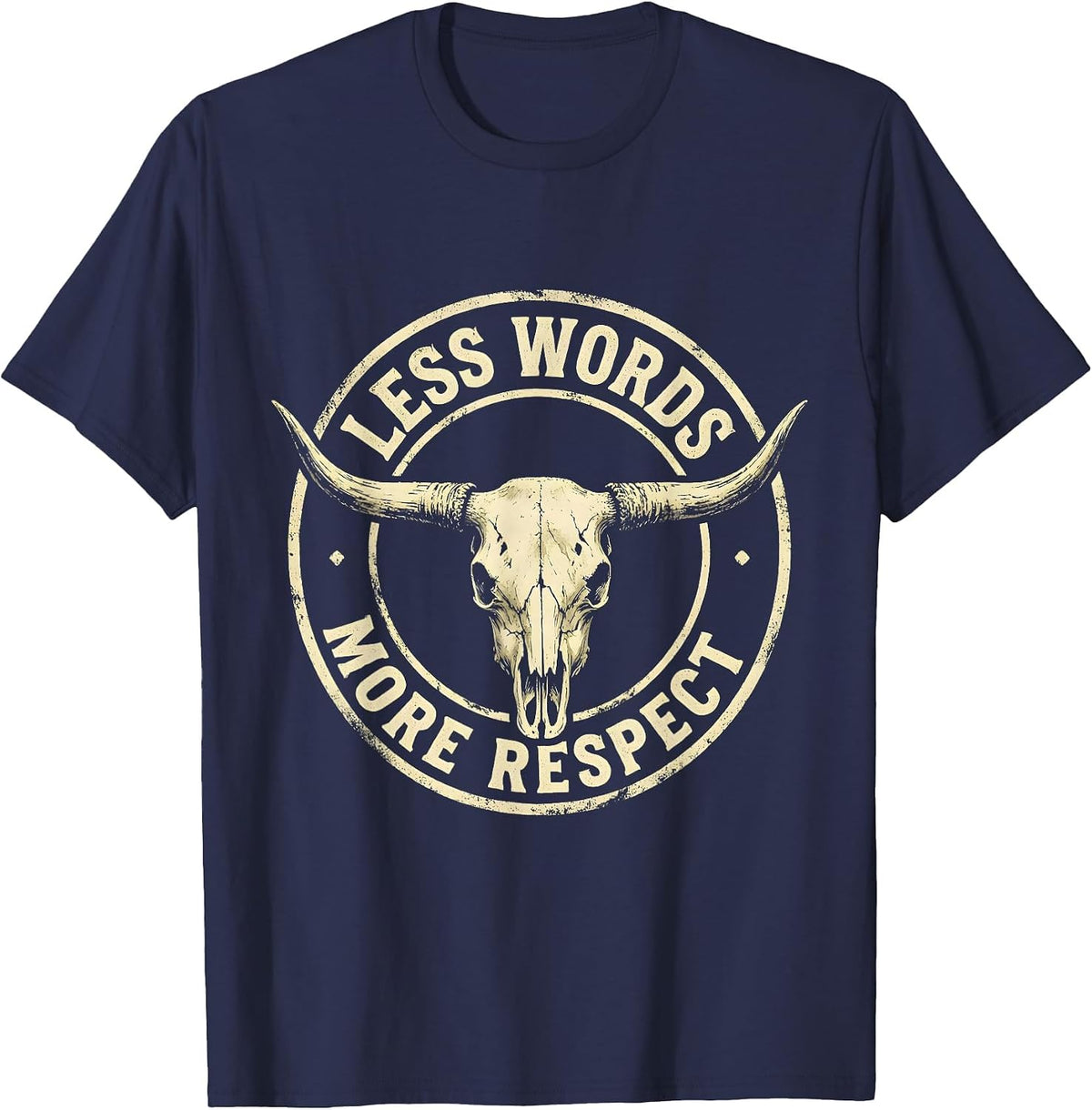 Men's I Support A Man's Right To Shut Up Graphic T-Shirt - Navy Blue