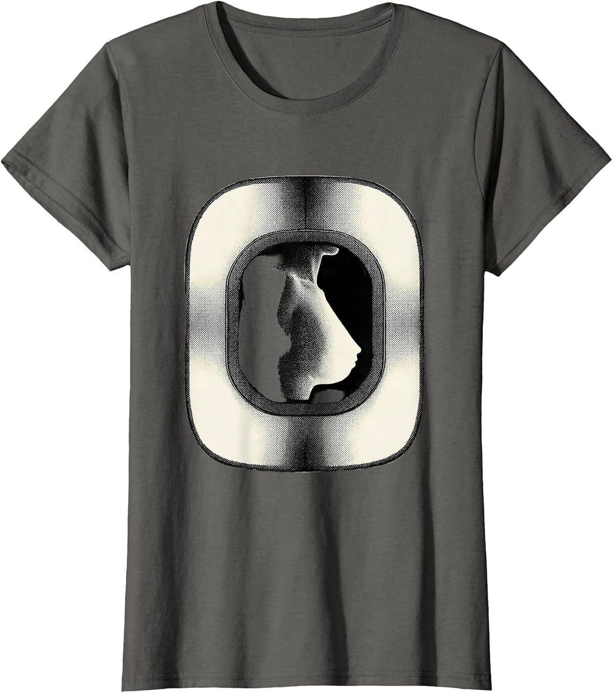 Women's Radiology Tech Mammography Imaging Humor T-Shirt - Asphalt Grey