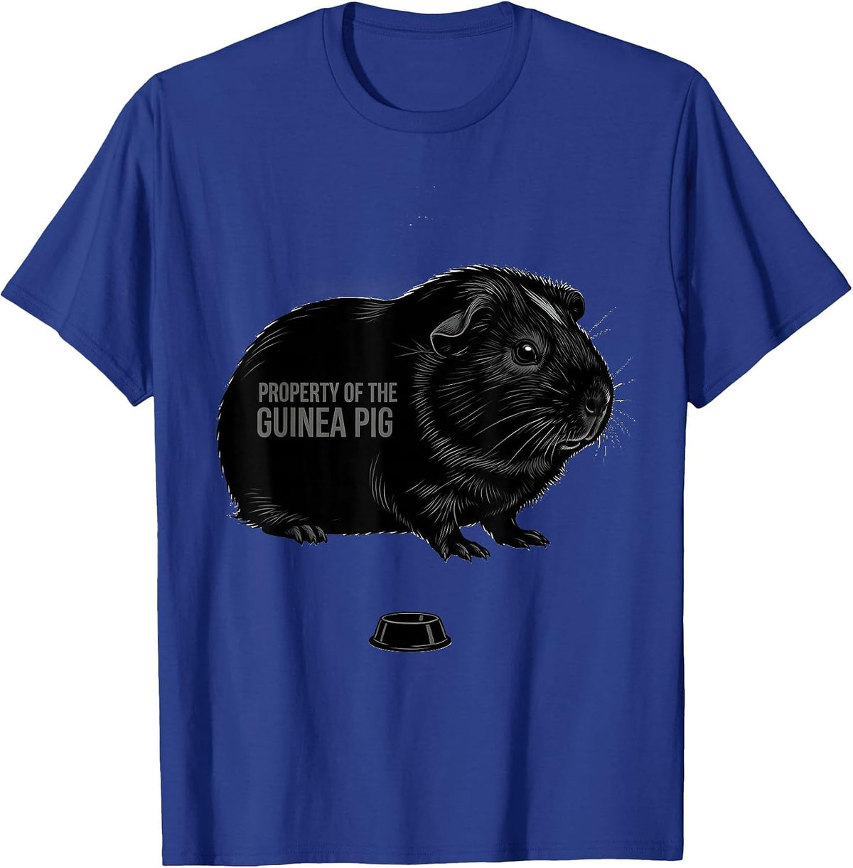 Property Of The Guinea Pig Funny Guinea Pig Lover Gift T-Shirt - Royal Blue