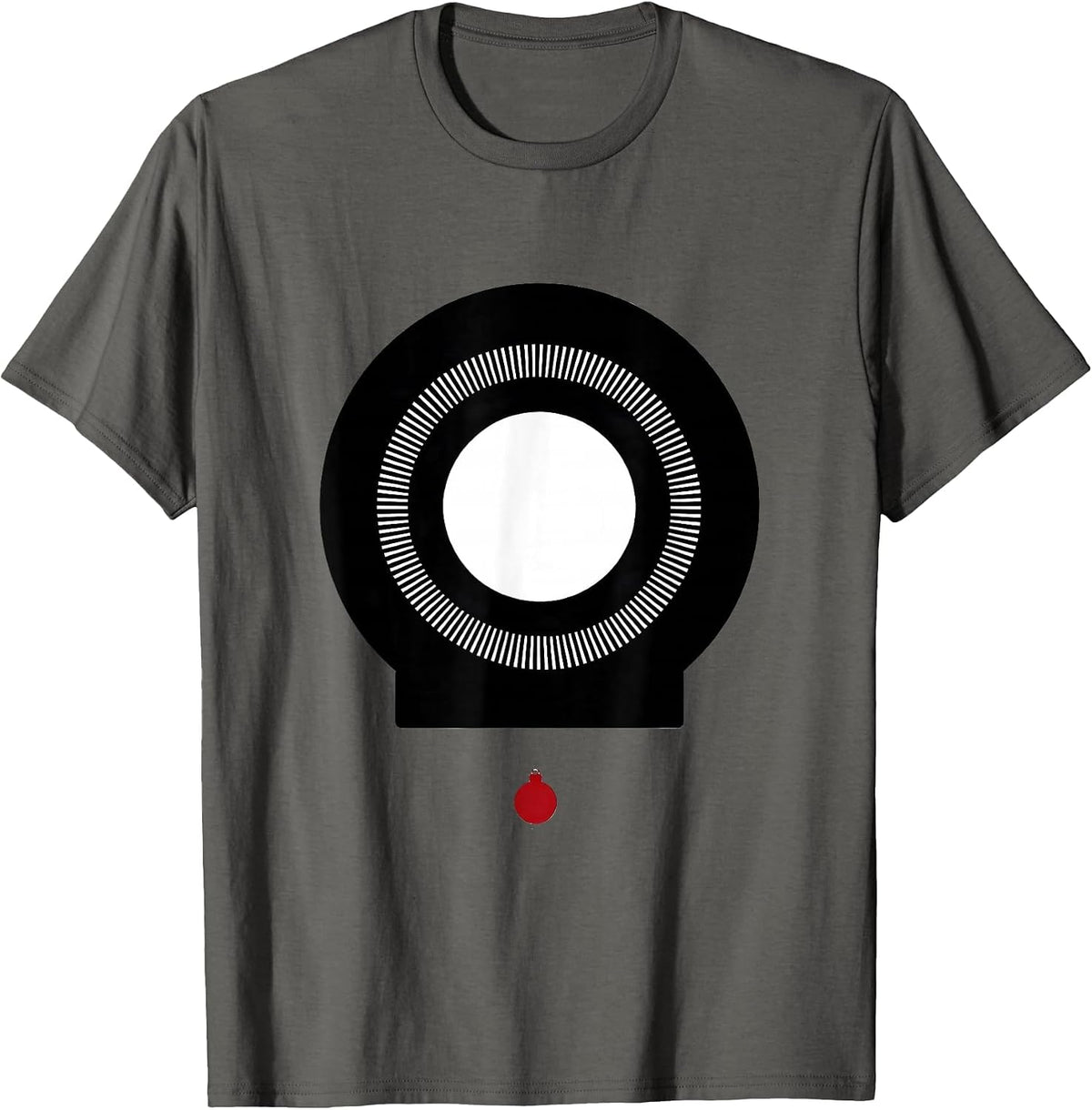 Men's CT Scan Ring Radiology Tech Christmas Humor T-Shirt - Asphalt Grey
