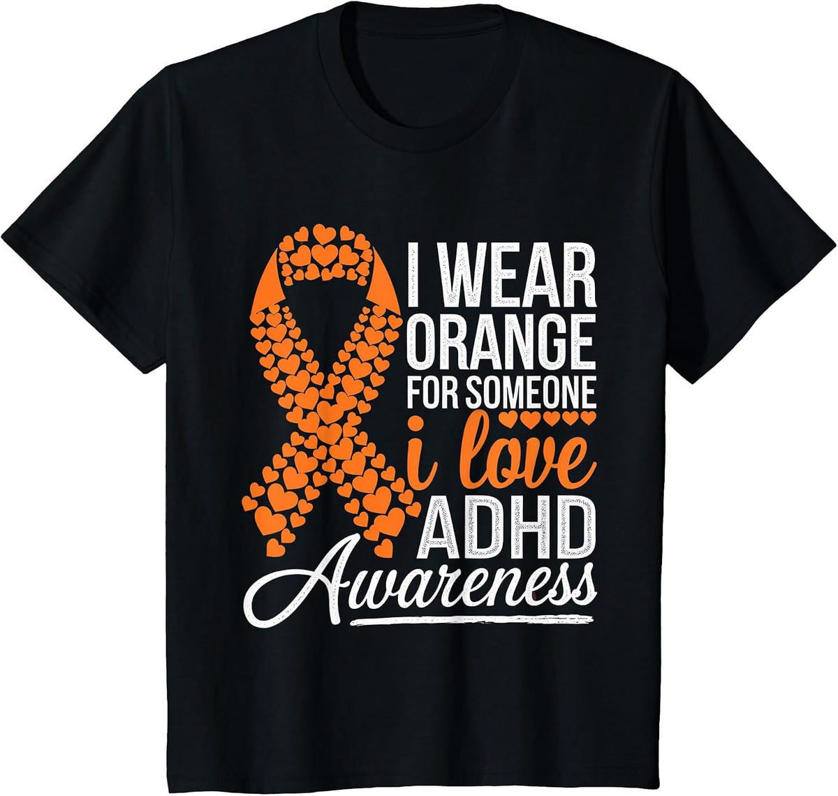 ADHD Awareness Month ADHD Embrace Neurodiversity T-Shirt - Black