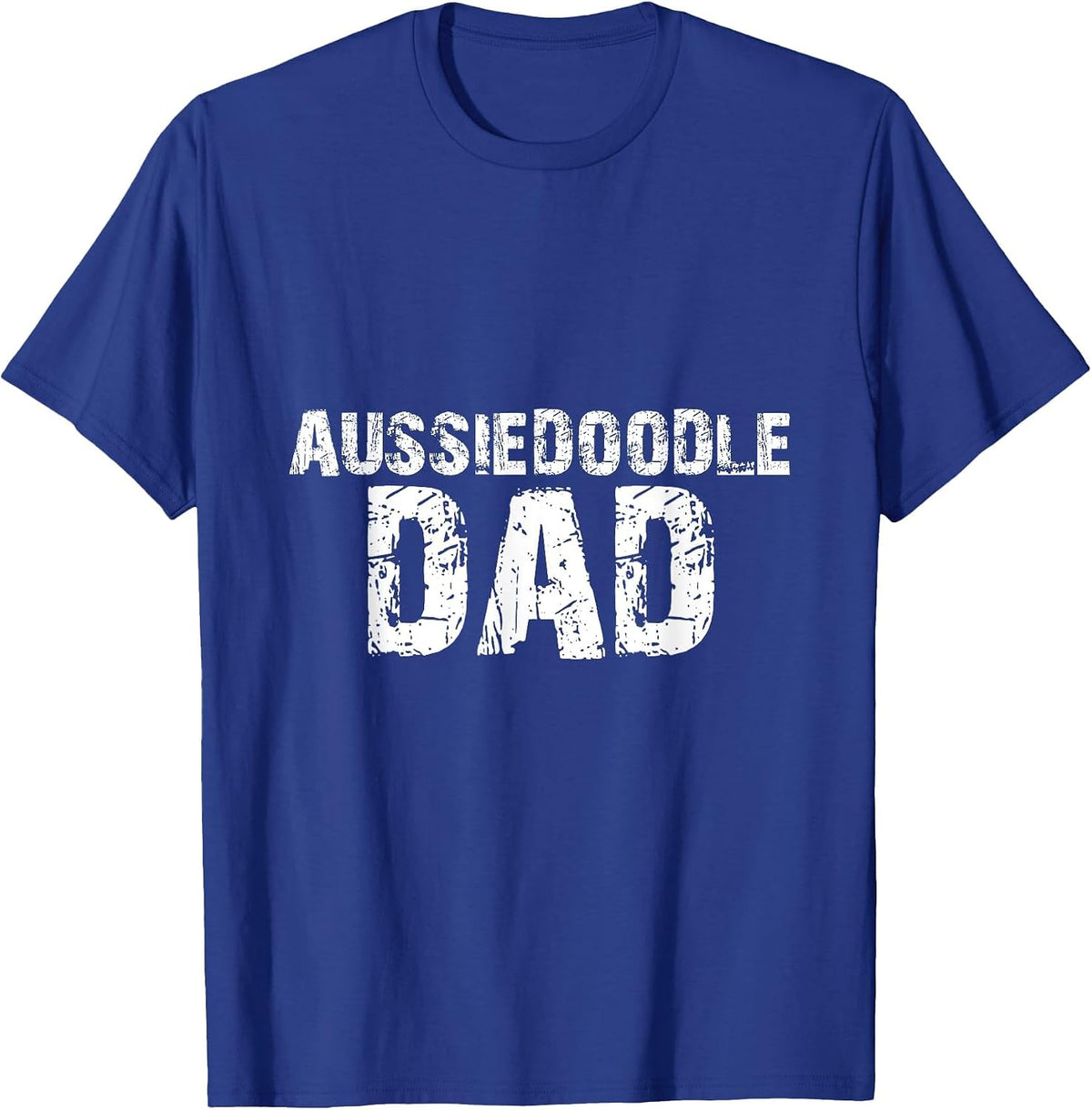 Aussiedoodle Dad T-Shirt - Royal Blue