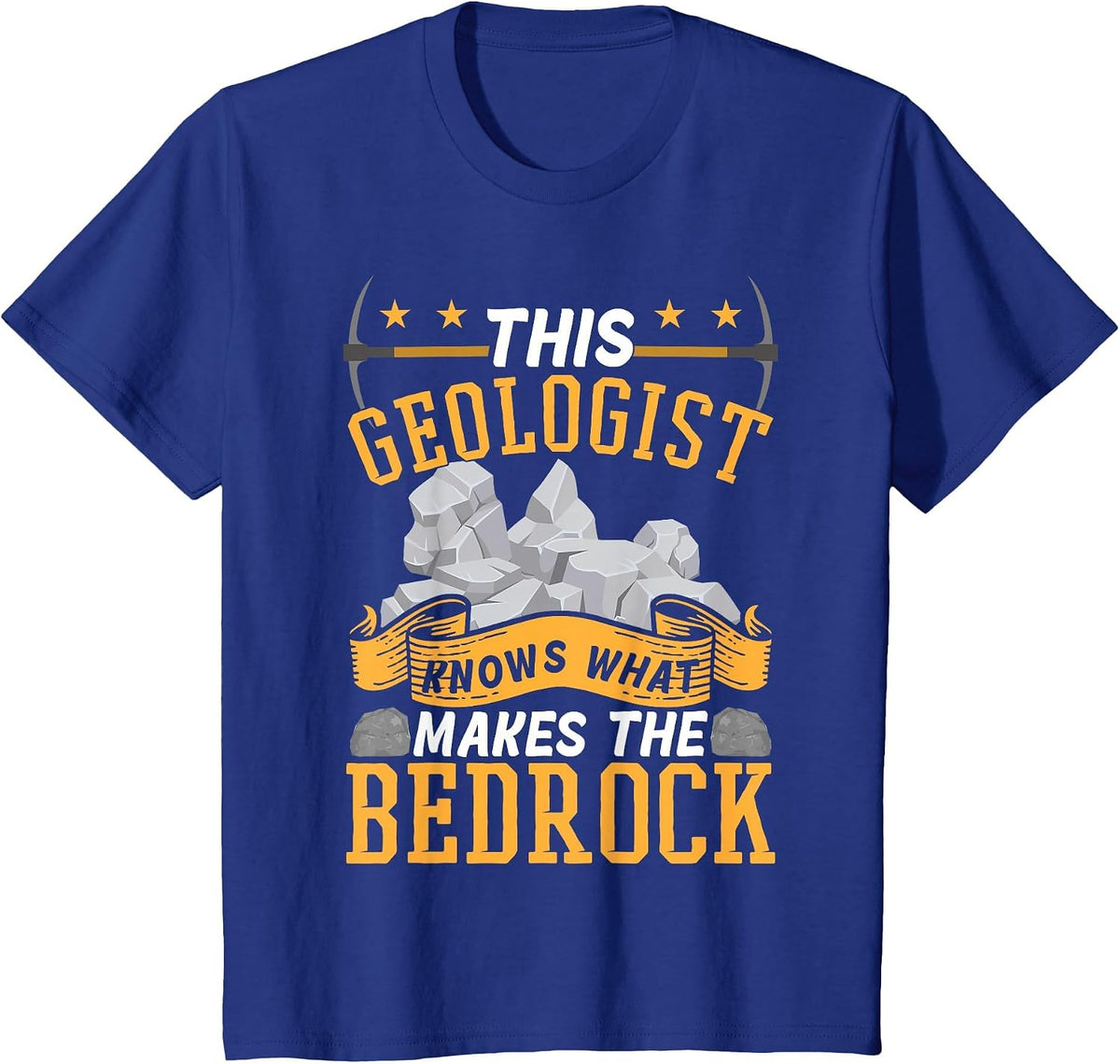 Funny Mineral Rock Collector Rockhound Geologist T-Shirt - Royal Blue