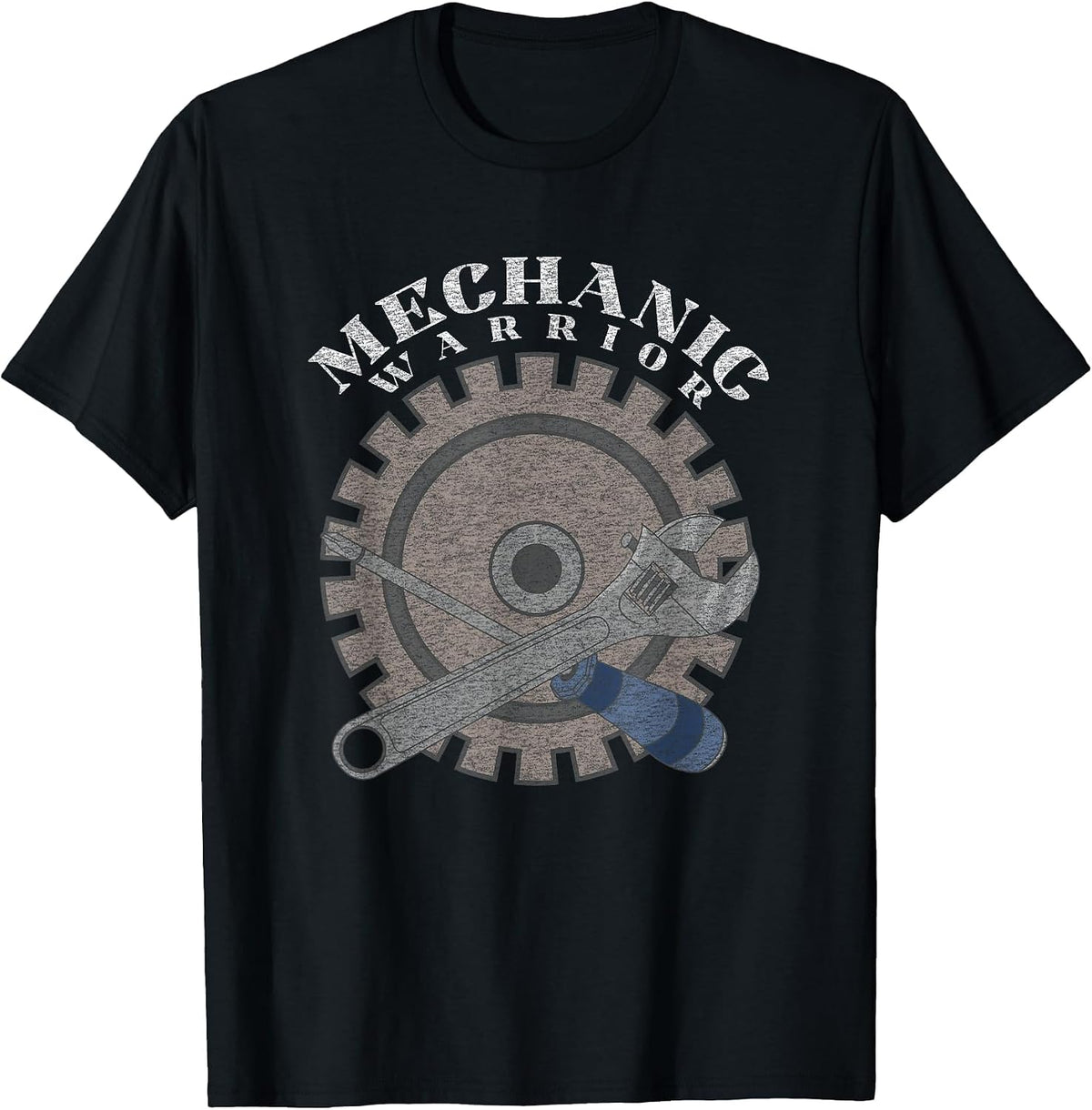 Funny Mechanic Auto Repair Vintage Graphic T-Shirt - Black