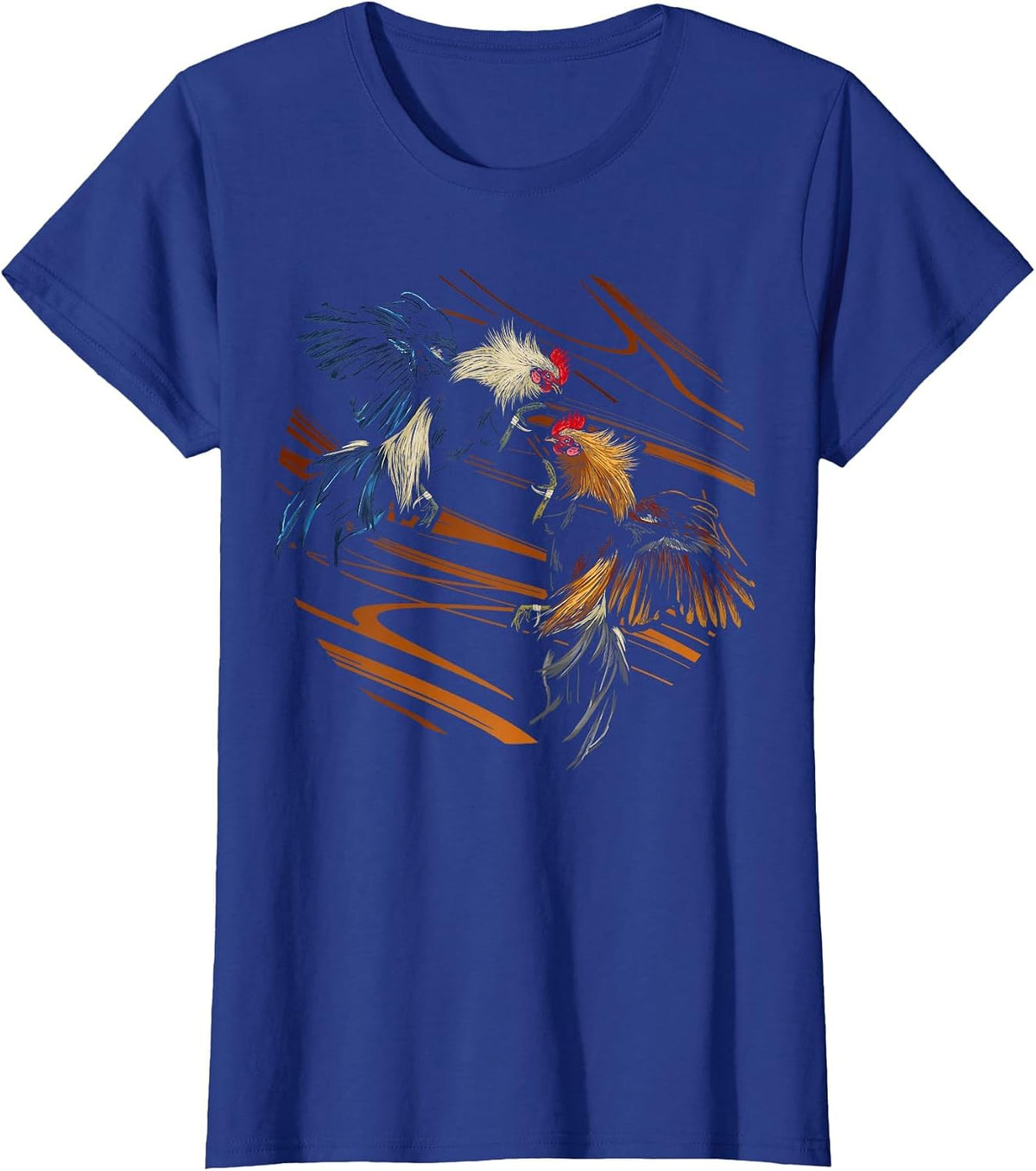 Peleas De Gallos Cockfighter Game Fowl Cockfighting Rooster T-Shirt - Royal Blue