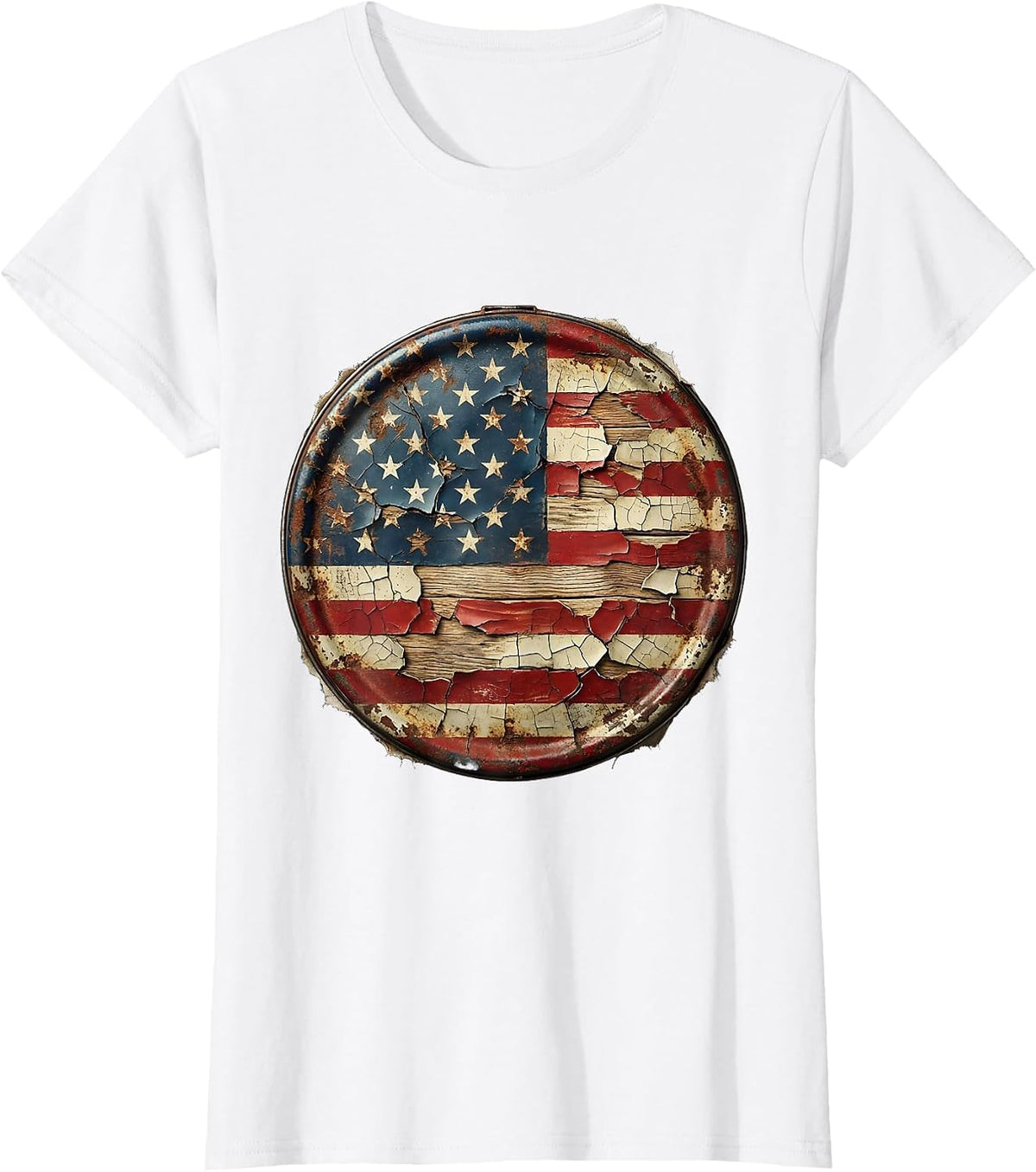 Vintage Lunchbox Stack Labor Day Graphic T-Shirt - White
