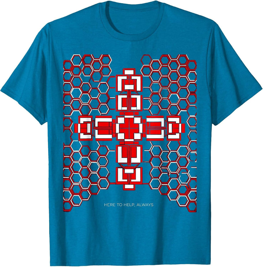 Here To Help Always Medical Assistant Design T-Shirt - Sapphire Blue