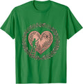 Men's I Love Me Ladder Climbing Heart Graphic T-Shirt - Kelly Green