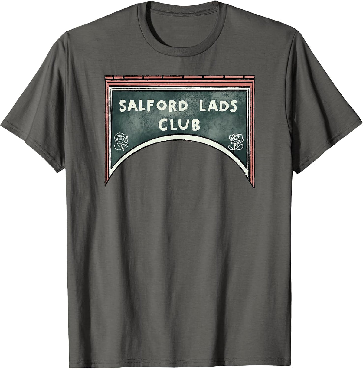 Salford Lads Indie Place T-Shirt - Asphalt Grey