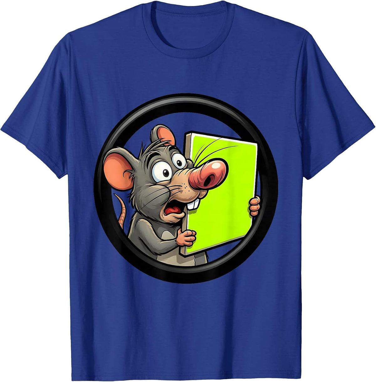 Can I Lick It Periodic Table Lab Rat Design T-Shirt - Royal Blue